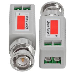 CCTV Coax BNC Video Balun Transceiver Adapter CAT5e CAT6 to Camera