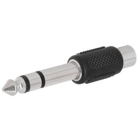 6.35mm Stereo Plug to RCA Jack Adapter