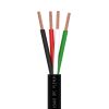 Speaker Wire 16AWG 4C Plenum 500ft Black | CL3R, OFC | Bare Copper