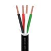 Outdoor Speaker 14AWG 4C Wire 500ft White | CL3R, OFC | Bare Copper