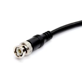 Cmple RG59U 75 Feet BNC Male to BNC Male, 75 Ohm, Coaxial BNC to BNC Video Cable, 75FT Black
