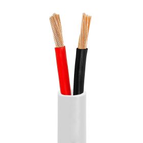 Speaker Wire 500ft 16 Gauge 2C White | In-Wall | CL2 Rated Speaker Cable