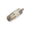 F-Type Jack to RCA Plug Adapter