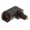 Optical Toslink Jack to Toslink Plug Angled Adapter