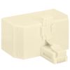 RJ11 Triplex Jack Adapter - Ivory