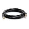 Cmple RG59U 12 Feet BNC Male to BNC Male, 75 Ohm, Coaxial BNC to BNC Video Cable, 12FT Black