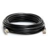 Cmple RG59U 25 Feet BNC Male to BNC Male, 75 Ohm, Coaxial BNC to BNC Video Cable, 25FT Black