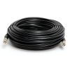 Cmple RG59U 75 Feet BNC Male to BNC Male, 75 Ohm, Coaxial BNC to BNC Video Cable, 75FT Black