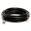 Cmple RG59U 12 Feet BNC Male to RCA Male, 75 Ohm, Coaxial BNC to RCA Video Cable, Black, (449-N)
