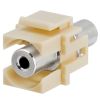 Keystone Jack - 3.5mm Stereo Female to Female Ivory