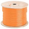 Orange Cat5e Shielded Ethernet Cable 1000ft | Bare Copper | Riser CMR
