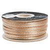 Speaker Wire 100ft 16AWG 2 Conductor | Clear Jacket Speaker Cable