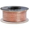 Speaker Wire 50ft 12 Gauge 2-Conductor | Clear Jacket Audio Cable