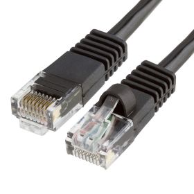 Cat5e Ethernet Cable (Option: 150ft Black | UTP, 350 MHz, 1Gbps, RJ45 LAN | Network Patch Cable)