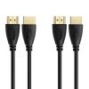 Cmple Ultra Slim High Speed HDMI Cable HDMI 2.0 HDTV Cable Supports Ethernet 3D 4K and Audio Return