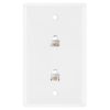 Wall Plate Jacks 6P6C