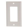 White Decora Wall Plate
