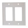 White Decora Wall Plate