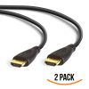 Cmple Ultra Slim High Speed HDMI Cable HDMI 2.0 HDTV Cable Supports Ethernet 3D 4K and Audio Return