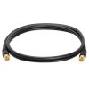 Cmple Digital Coaxial Cable F Type Male RG6 Coax Digital Audio Video with F Connector Pin Satellite Cord