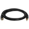Cmple 3.5mm 1/8inch Stereo Audio Aux Headphone Cable Extension Cord Male to Female