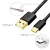 Cmple USB Type-C to USB-A 2.0 Male Charger Type C Fast Charging Cable