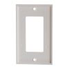 White Decora Wall Plate