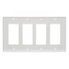 White Decora Wall Plate