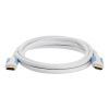 Cmple White HDMI Cable - 4K HDMI 2.0 Cable Ultra High Speed HDTV Cord with 3D HDR & Ethernet channel HDMI to HDMI Male