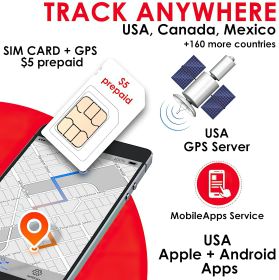 Tracker SIM for Geopath Asset Tracker for Cars + GPS System Service + Geofence (Default: Default)